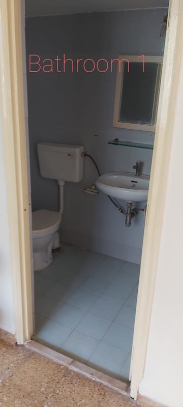 Bathroom in 2 BHK Apartment at Porvorim – for Rent