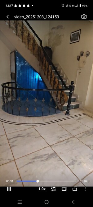 Staircase in 2 BHK Independent House at Sector 49 – for Rent