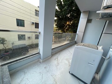 Balcony in 1.5 BHK Builder Floor at Sector 56 – for Rent