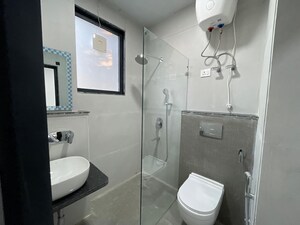 Bathroom in 1.5 BHK Builder Floor at Sector 56 – for Rent
