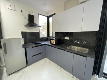 Kitchen in 1.5 BHK Builder Floor at Sector 56 – for Rent