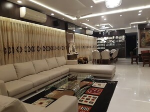 Living Room in 5 BHK Apartment at Satyam Imperial Heights, Ghansoli – for Rent