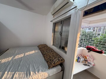 Bedroom in 1 BHK Apartment at Shalom CHS, Jogeshwari West – for Rent