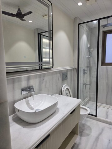 Bathroom in 3 BHK Builder Floor at Defence Colony – for Rent