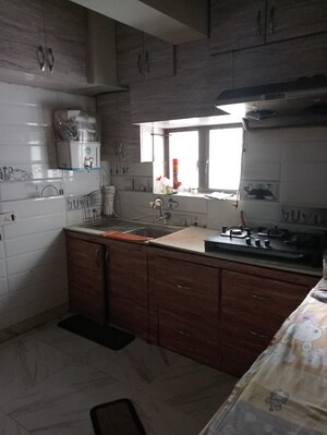 Kitchen in 3 BHK Apartment at Diamond City South, Tollygunge – for Rent