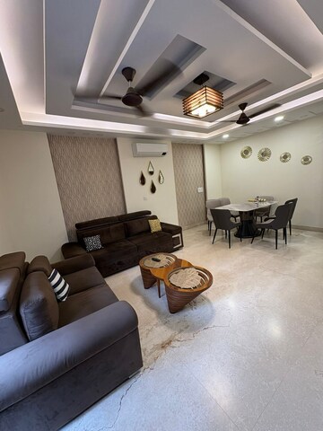 Living Room in 3 BHK Apartment at Freedom Fighters Enclave – for Rent