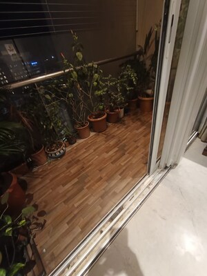 Balcony in 2 BHK Apartment at Lodha Fiorenza, Goregaon East – for Rent