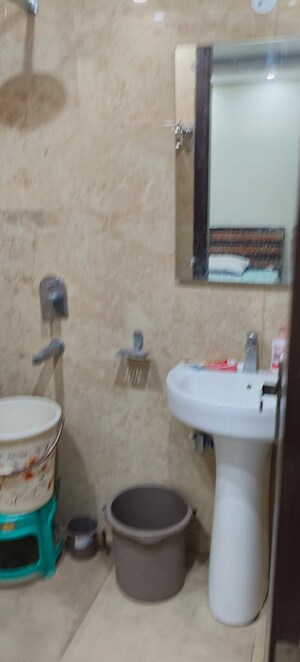 Bathroom in 2 BHK Builder Floor at Kalkaji – for Rent