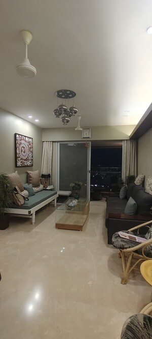 Living Room in 3 BHK Apartment at DB Woods, Goregaon East – for Rent