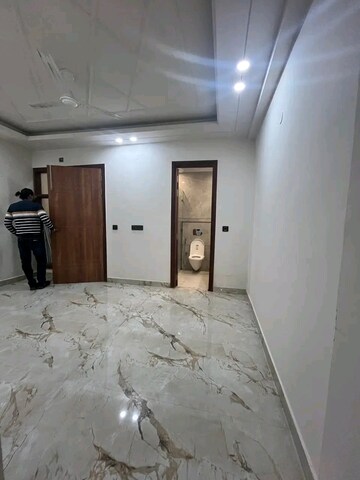 Bathroom in 3 BHK Builder Floor at Chattarpur – for Rent
