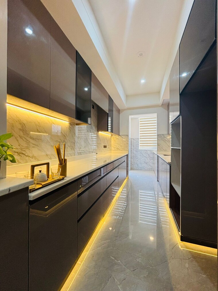 Kitchen, ansal-api-esencia 4 Bedroom 300 Sq.Ft. Builder Floor In Sector 67 Gurgaon 9565752