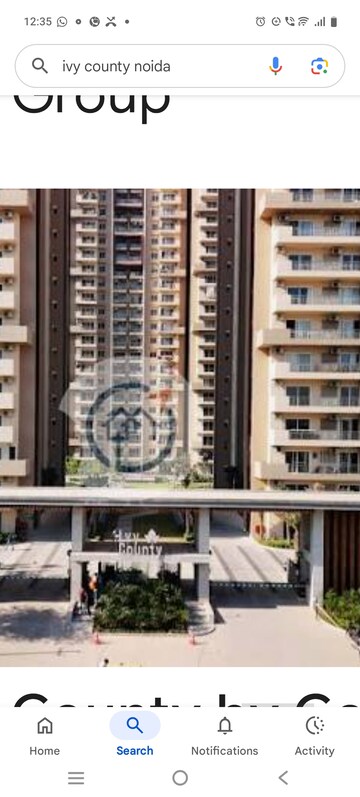 4 BHK Apartment – Exterior View View at ABA Ivy County, Sector 75 - for Sale