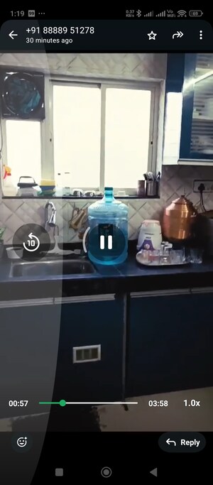 Kitchen in 2 BHK Apartment at Nisarg Srushti, Wakad – for Rent