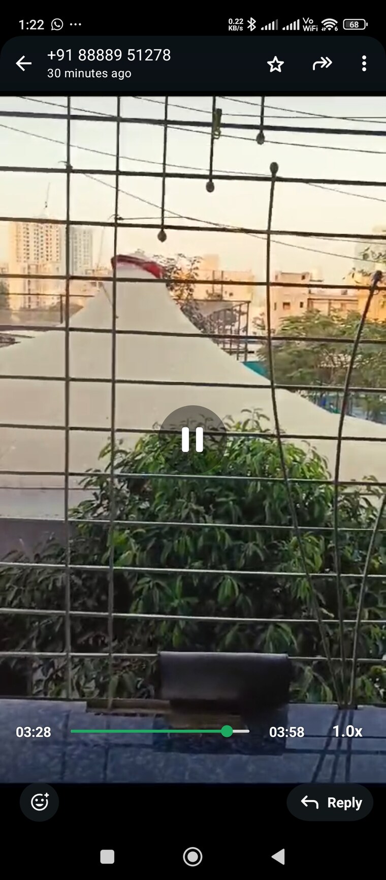 Balcony, nisarg-srushti 2 Bedroom 780 Sq.Ft. Apartment In Wakad Pune 9565907