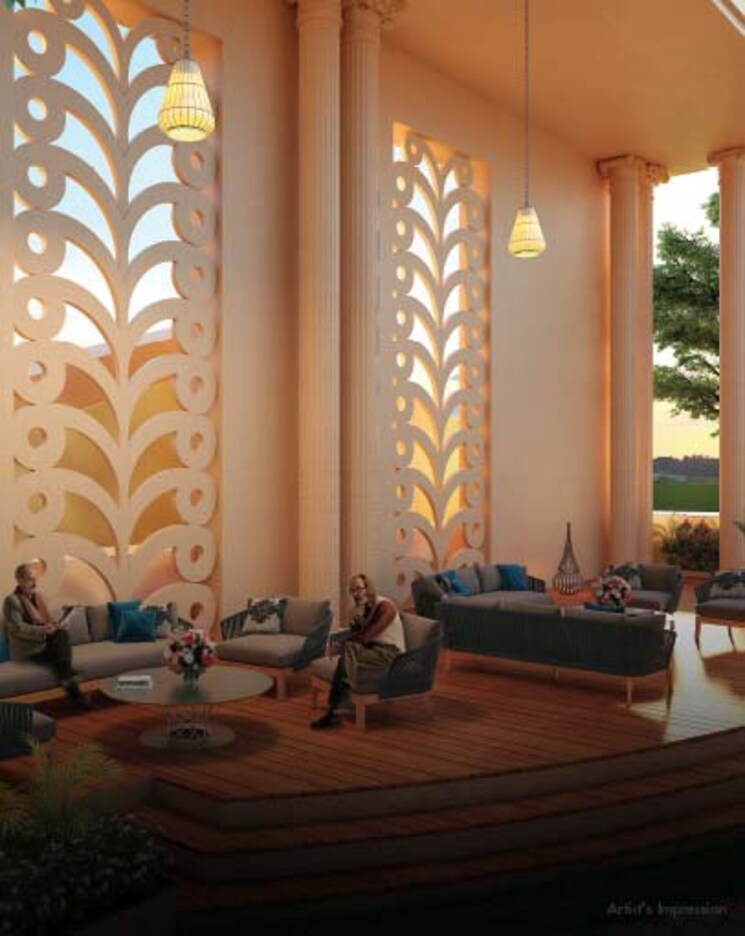 Living Room, paradise-sai-world-legend 2 Bedroom 784 Sq.Ft. Apartment In Kalyan West Thane 9565948