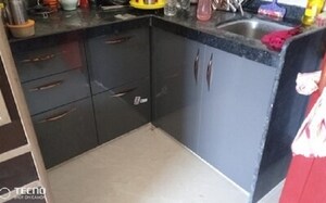 Kitchen in 1 RK Apartment at JP North Elara, Mira Road – for Rent