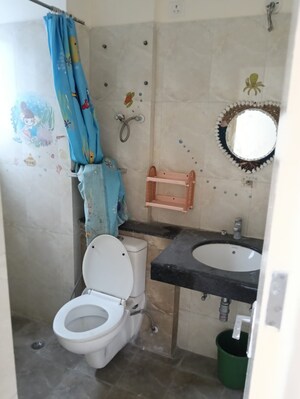 Bathroom in 3 BHK Apartment at Wave Executive Floors, Wave City – for Rent