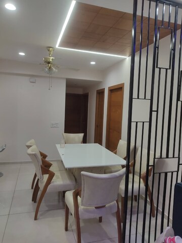 Dining area in 3 BHK Apartment at Shela – for Rent