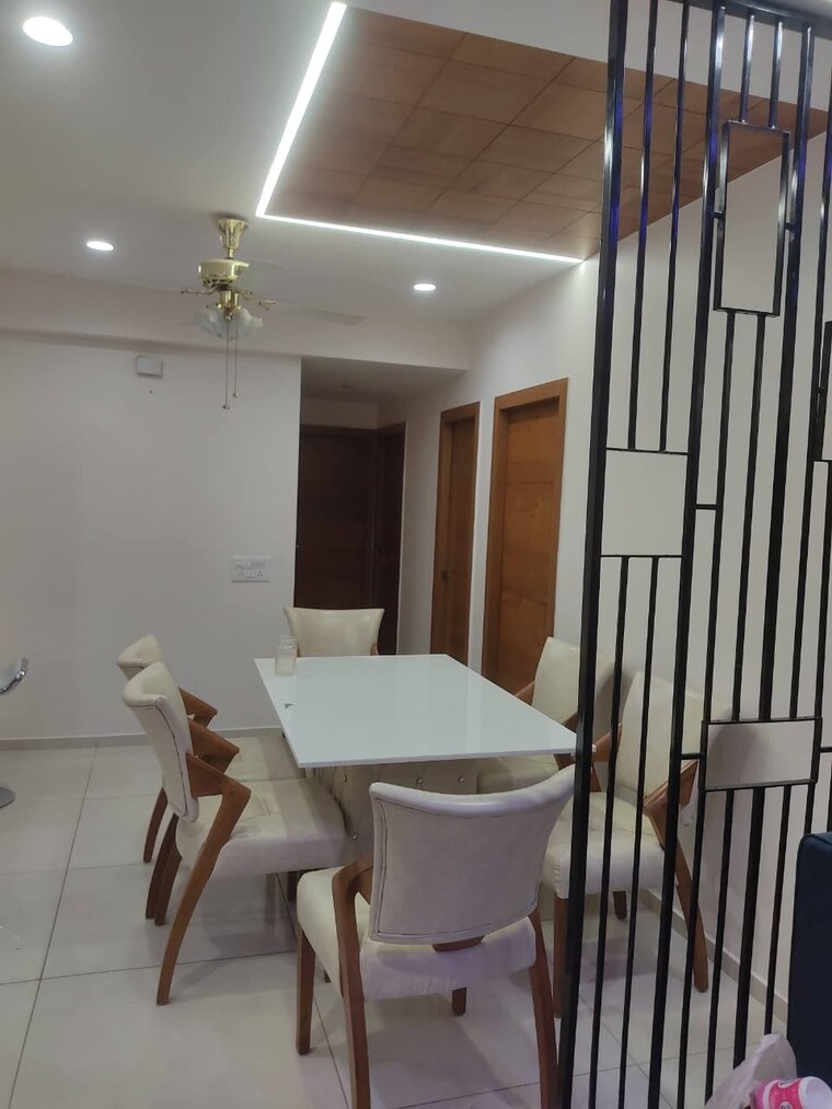 Dining area, shela 3 Bedroom 1985 Sq.Ft. Apartment In Shela Ahmedabad 9565950