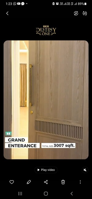 Bathroom in 3 BHK Apartment at SKA Destiny One, Zeta I Greater Noida – for Sale