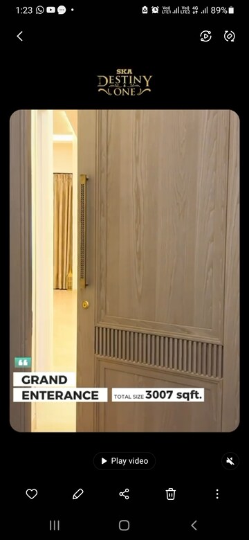 Bathroom in 3 BHK Apartment at SKA Destiny One, Zeta I Greater Noida – for Sale