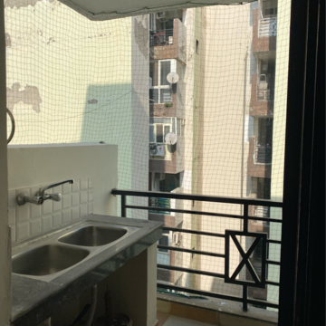 Balcony in 3 BHK Apartment at Maya Garden City, Nagla Road – for Rent