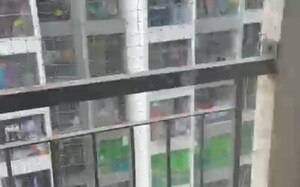 Balcony in 2 BHK Apartment at Man Opus, Mira Road – for Rent