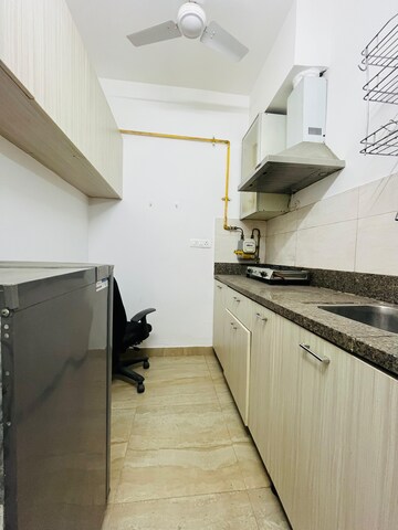 Kitchen in 1 BHK Apartment at Freedom Fighters Enclave – for Rent