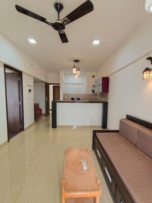 Living Room in 1 BHK Apartment at Lodha Belmondo, Gahunje – for Rent