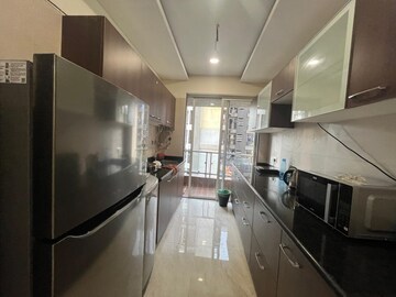 Kitchen in 3 BHK Apartment at Krishna Kalina Market, Santacruz East – for Rent