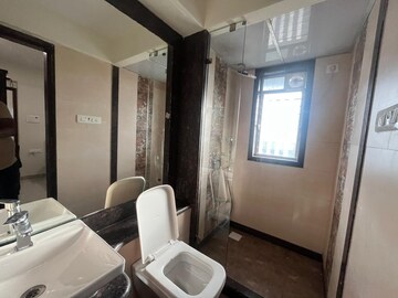 Bathroom in 3 BHK Apartment at Krishna Kalina Market, Santacruz East – for Rent