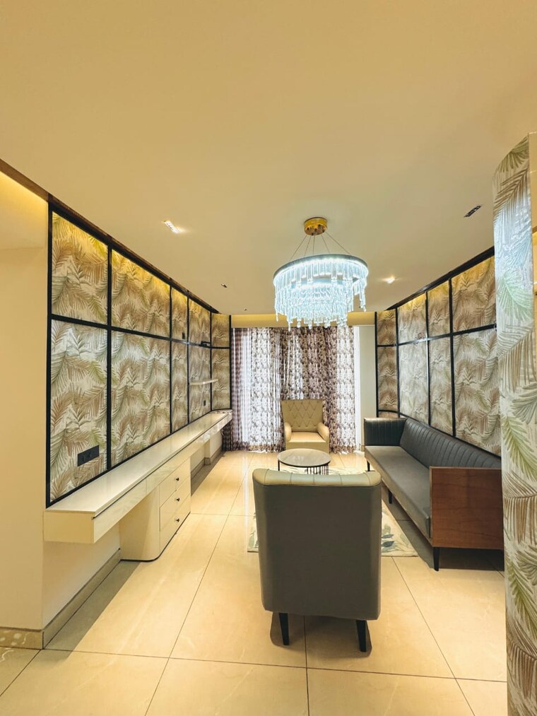 Living Room, vip road 3 Bedroom 1735 Sq.Ft. Apartment In Vip Road Zirakpur 9566132