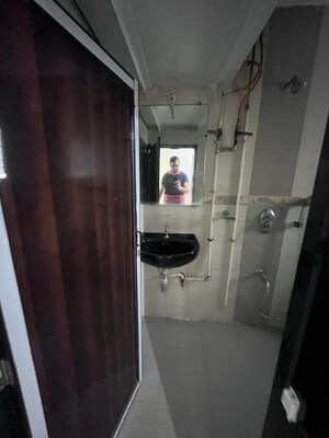Bathroom in 2 BHK Apartment at Morar Ashish, Samata Nagar – for Rent