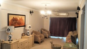 Living Room in 1 BHK Apartment at Bandra West – for Rent