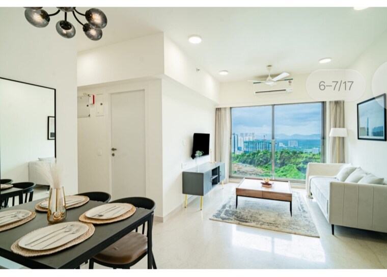 Living Room, kanakia-silicon-valley 2 Bedroom 613 Sq.Ft. Apartment In Powai Mumbai 9566292