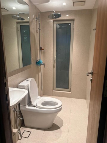 Bathroom in 1 BHK Apartment at One Hiranandani Park, Ghodbunder Road – for Sale