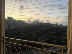 Balcony in 1 BHK Apartment at One Hiranandani Park, Ghodbunder Road – for Sale