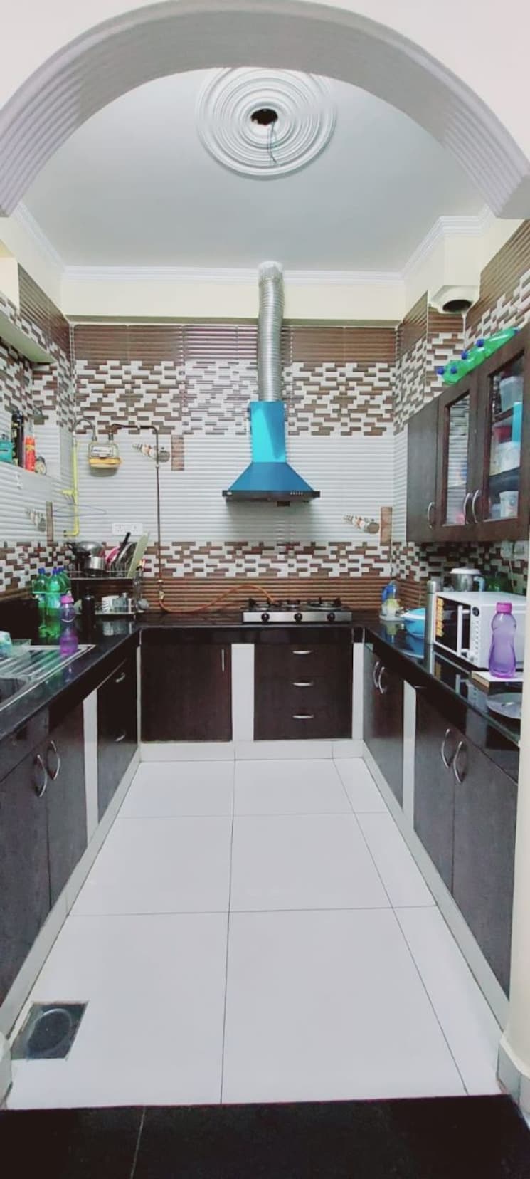 Kitchen, paras-tierea 3.5 Bedroom 1250 Sq.Ft. Apartment In Sector 137 Noida 9566374