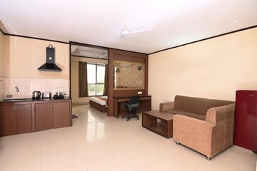 Living Room in 1 BHK Apartment at Jagatpura – for Rent