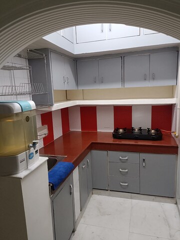 Kitchen in 2 BHK Builder Floor at Jangpura – for Rent