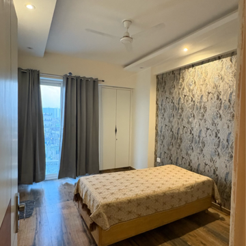 Bedroom in 3 BHK Apartment at Oxirich Avenue, Ahinsa Khand 2 – for Rent