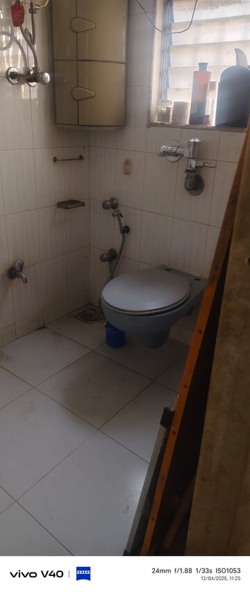 Bathroom in 1 BHK Apartment at Sonal Link Residency, Malad West – for Rent