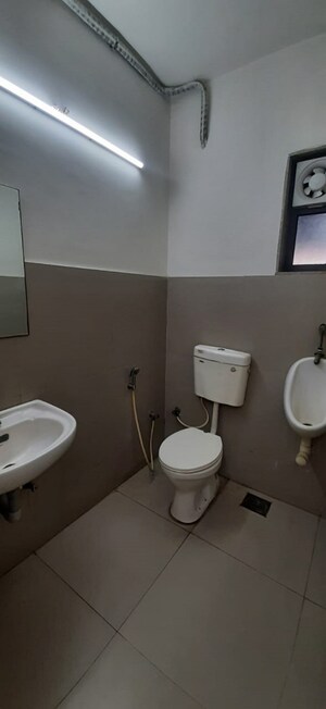 Bathroom in  Office Space at Synthesis The First, Vastrapur – for Rent