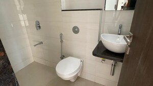 Bathroom in 3 BHK Apartment at Omkar Alta Monte, Malad East – for Sale