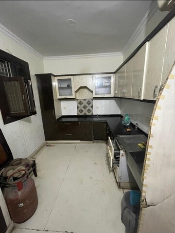 Kitchen in 3 BHK Apartment at Partap Builder Floors, Uttam Nagar – for Rent