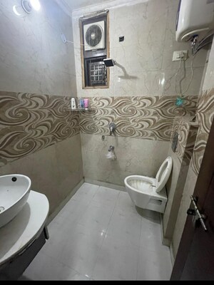 Bathroom in 3 BHK Apartment at Partap Builder Floors, Uttam Nagar – for Rent