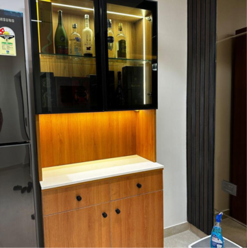 Kitchen in 4 BHK Apartment at DLF Ridgewood Estate, Sector 27 – for Sale