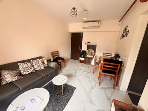 Living Room in 2 BHK Apartment at Blumen Apartments, Vikhroli West – for Rent