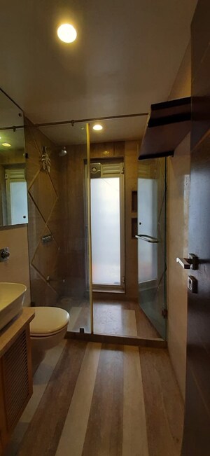 Bathroom in 3 BHK Apartment at Chayya Apartment, Khar West – for Sale