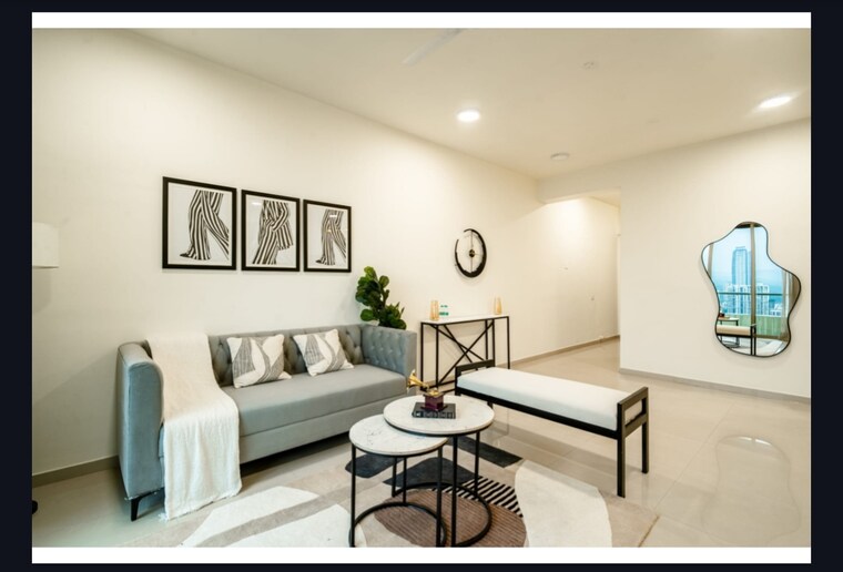 Living Room, oberoi-realty-woods 2.5 Bedroom 983 Sq.Ft. Apartment In Goregaon East Mumbai 9567874